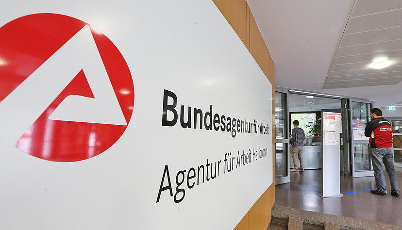 Foyer der Arbeitsagentur in Heilbronn: In der Region ist es f&uuml;r viele Unternehmen schwierig, Stellen zu besetzen.