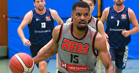 Marques Charlton geht für die TSG Heilbronn Reds auf Korbjagd, strebt aber auch nach einem glücklichen Leben in Deutschland.