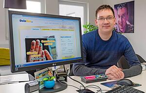 Tillmann Raith leitet seine Unternehmensfamilie vom Gewerbegebiet zwischen Erlenbach und Neckarsulm aus.Foto: Dennis Mugler