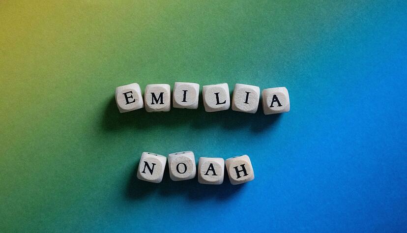 Erfreuten sich auch in diesem Jahr großer Beliebtheit: die Vornamen Emilia und Noah. Erfreuten sich auch in diesem Jahr großer Beliebtheit: die Vornamen Emilia und Noah.