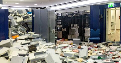 Wochenlange Suche nach der Nadel im Heuhaufen - jetzt ist der Tresorraum wieder frei Wochenlange Suche nach der Nadel im Heuhaufen - jetzt ist der Tresorraum wieder frei