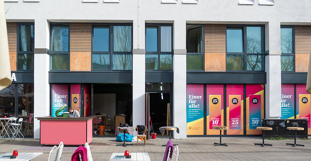 Im ehemaligen Wohnzimmer er&ouml;ffnet Ende M&auml;rz ein Store in Store.