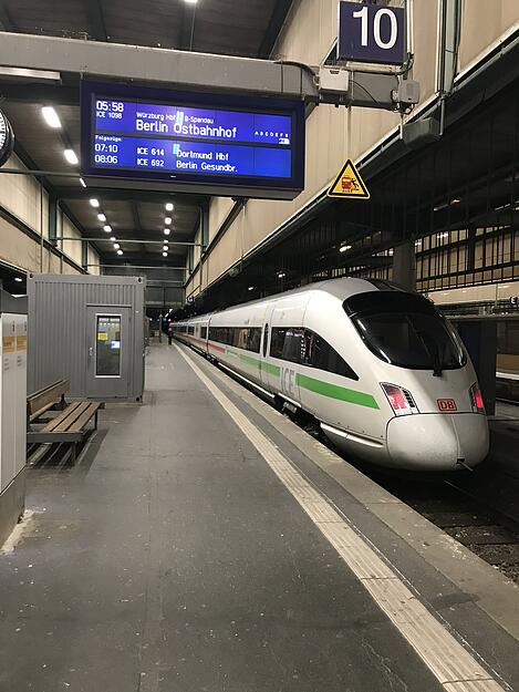 ICE von Stuttgart nach Heilbronn