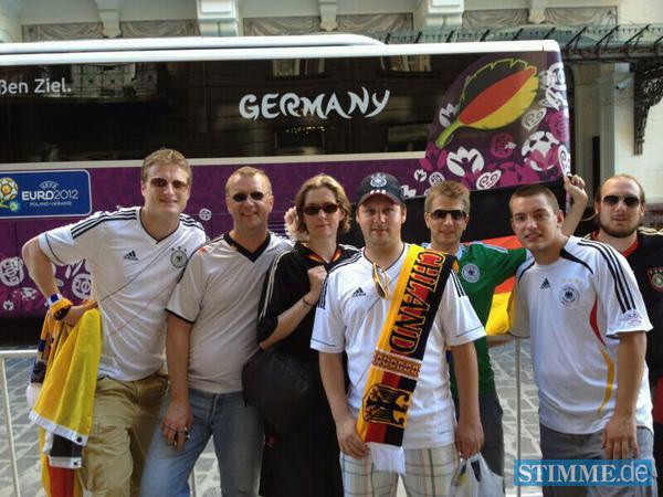 Hohenloher EM-Fans in Lviv