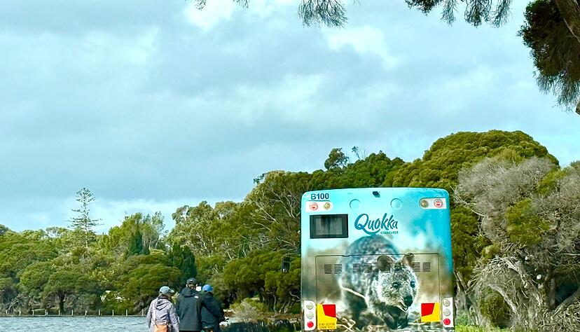 Die meisten Touristen auf Rottnest Island fahren Fahrrad - oder mit dem Quokka-Bus. Die meisten Touristen auf Rottnest Island fahren Fahrrad - oder mit dem Quokka-Bus.