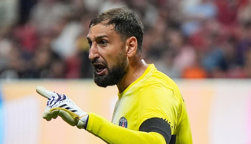 PSG-Torwart Gianluigi Donnarumma beim Spiel gegen den FC Bayern in Atlanta.