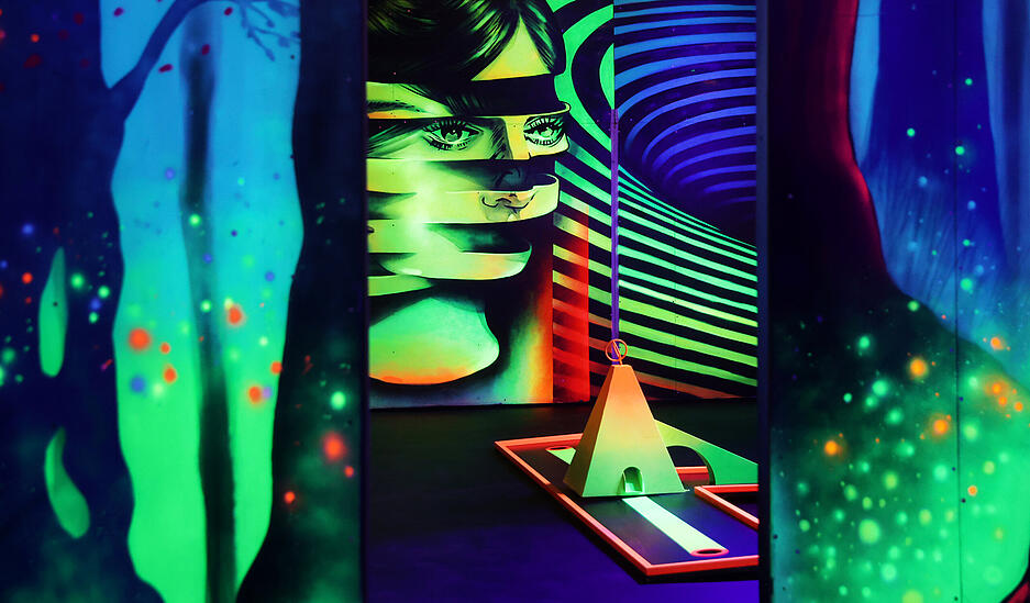 Die Heilbronner Actionzone bietet Spiel, Spaß und Schwarzlicht auf 600 Quadratmetern.