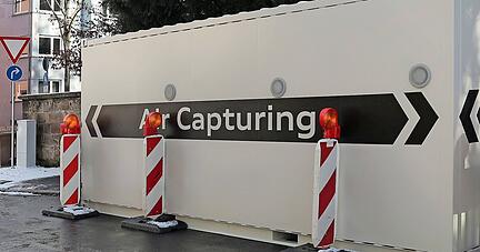 Audis Luftf&auml;ngercontainer an der Weinsberger Stra&szlig;e. 1,5 Jahre stand er dort.