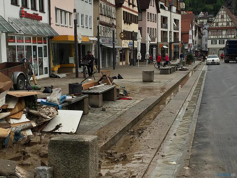 Überschwemmung in Künzelsau | 29.05.