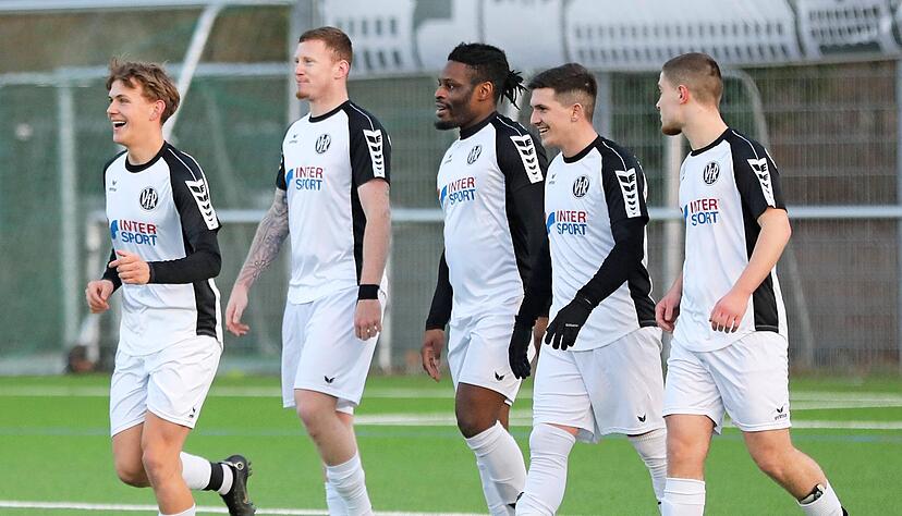 Gute Stimmung herrscht bei den Spielern des Landesligisten VfR Heilbronn. In den restlichen 15 Partien ist f&uuml;r den Tabellenf&uuml;nften noch viel m&ouml;glich.