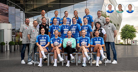 Der Bundesliga-Kader der Sport-Union Neckarsulm 2025/2026:
Obere Reihe (v.l.n.r.): Mike Vogelgesang (Mannschaftsverantwortlicher), Kamila Kordovská, Alicia Soffel, Munia Smits, Paulina Uścinowicz, Oliver Rieth (Torhüterinnen-Trainer). Mittlere Reihe (v.l.n.r.): Thomas Zeitz (Trainer), Gernot Drossel (Co-Trainer), Dr. Boris Brand (Mannschaftsarzt), Annefleur Bruggeman, Kim Hinkelmann, Merle Albers, Lilli Holste, Jutta Perger (Betreuerin), Nikolay Popovski (Physiotherapeut). Vordere Reihe (v.l.n.r.): Iva van der Linden, Lynn Holtman, Johanna Fossum, Meret Ossenkopp, Angunn Gudmestad. Eingeklinkt (v.l.n.r.): Alessia Riner, Lena Ivancok, Antje Döll.