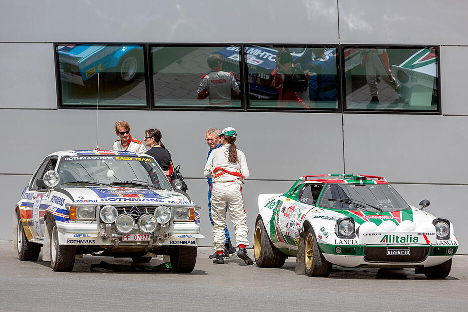 Oldtimer bei der Heidelberg Historic.