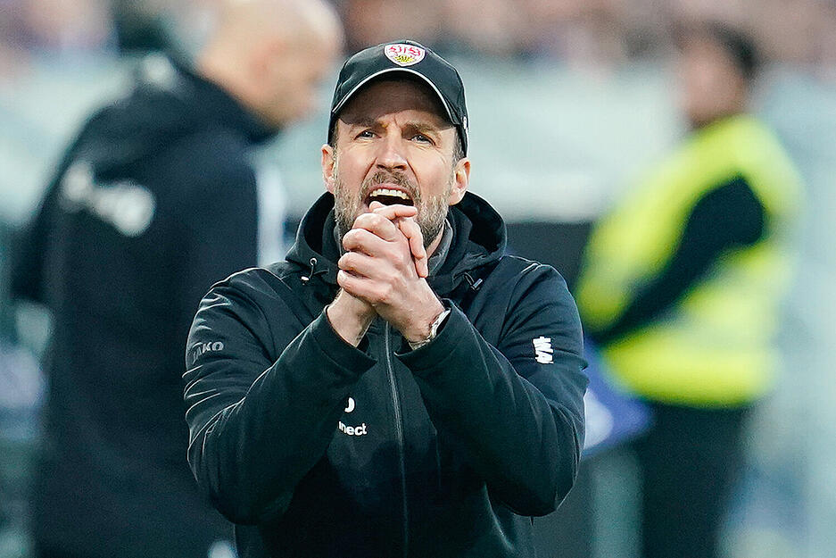 Sebastian Hoeneß ist seit 2023 Trainer des VfB Stuttgart.