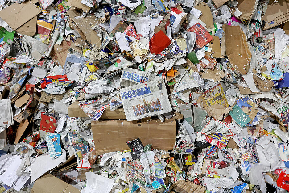 Mülltrennung bei ALBA in Heilbronn Mülltrennung bei ALBA in Heilbronn