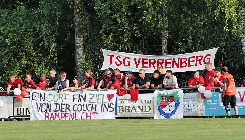 Verrenberger Fans zittern nmit ihrem Team mit.