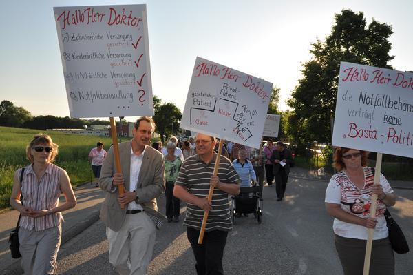 Demo gegen Notfalldienst-Aus Eppingen | 24.05.