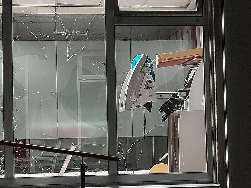 Automatensprengung in Meimsheim