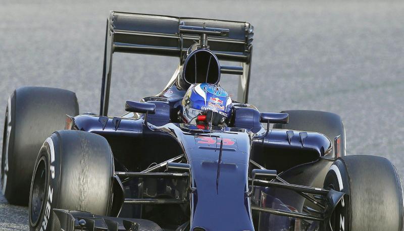 Der Rennwagen STR11 von Toro Rosso. Foto: Andreu Dalmau