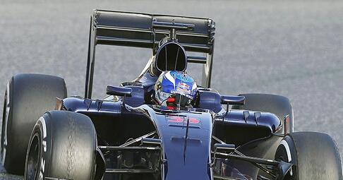 Der Rennwagen STR11 von Toro Rosso. Foto: Andreu Dalmau