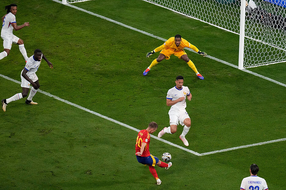 Dani Olmo erzielte das 2:1, den Siegtreffer.