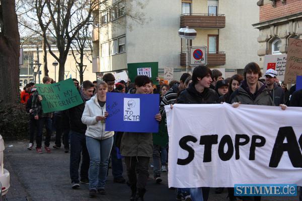 Anti-Acta-Demo Heilbronn | 25.02.