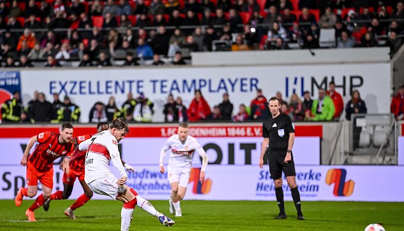 Maximilian Mittelstädt blieb vom Elfmeterpunkt eiskalt. Maximilian Mittelstädt blieb vom Elfmeterpunkt eiskalt.