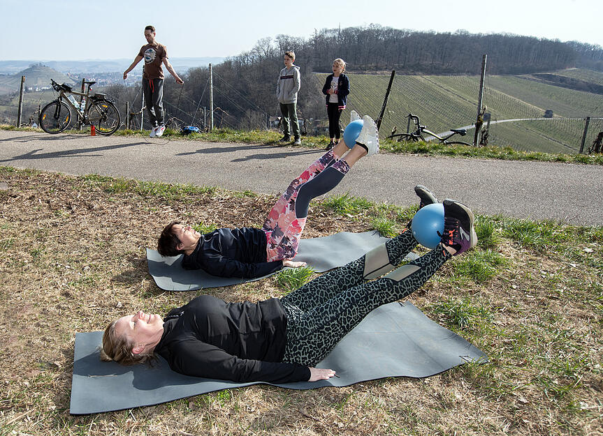 Er&ouml;ffnung des Intersport Trimm-Dich-Pfades am Wartberg