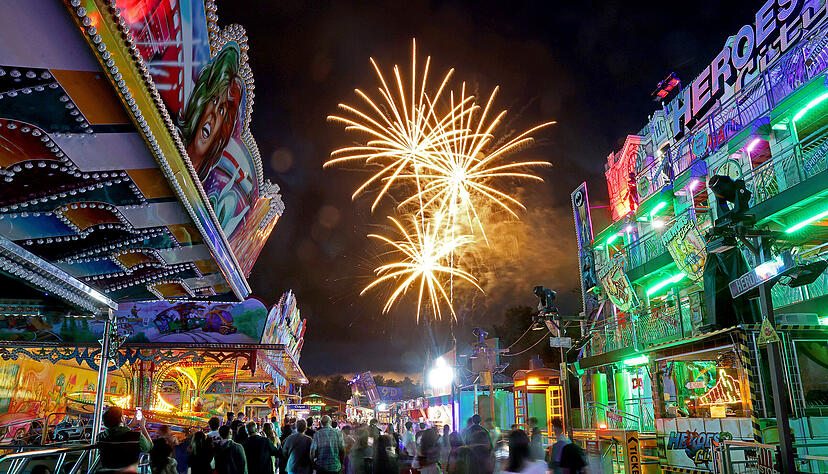 Das Volksfest auf der Heilbronner Theresienwiese ist eins der Highlights im Jahr. Das Volksfest auf der Heilbronner Theresienwiese ist eins der Highlights im Jahr.