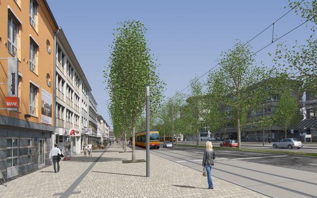 Gestaltungskonzept Allee