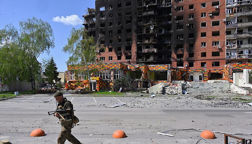 Die Stadt Pokrowsk ist seit Monaten schwer umk&auml;mpft. (Archivbild)