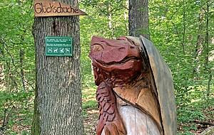 Überraschende Begegnung mit einem Glücksdrachen.