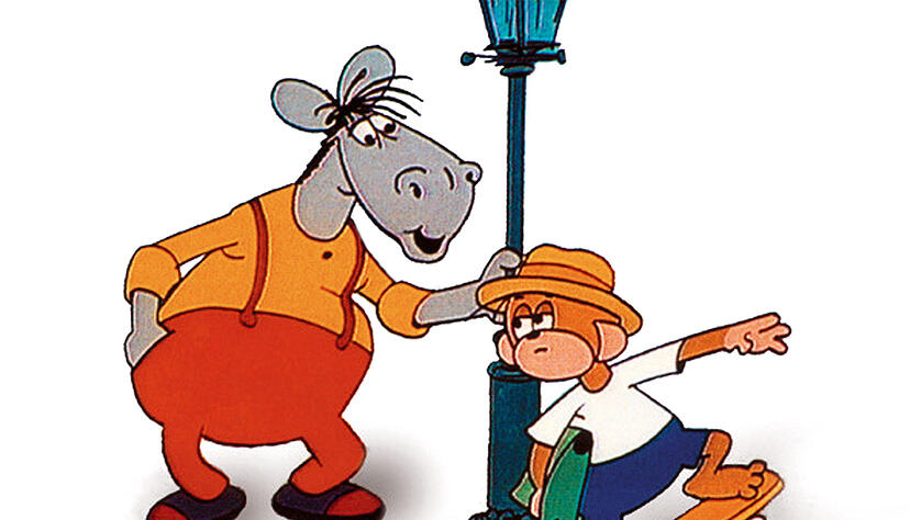 Mit dem Beginn des Werbefernsehens 1960 hat der Filmemacher Armin Lang die schw&auml;bischen Kultfiguren "&Auml;ffle & Pferdle" kreiert. Foto: SWR/Armin Lang