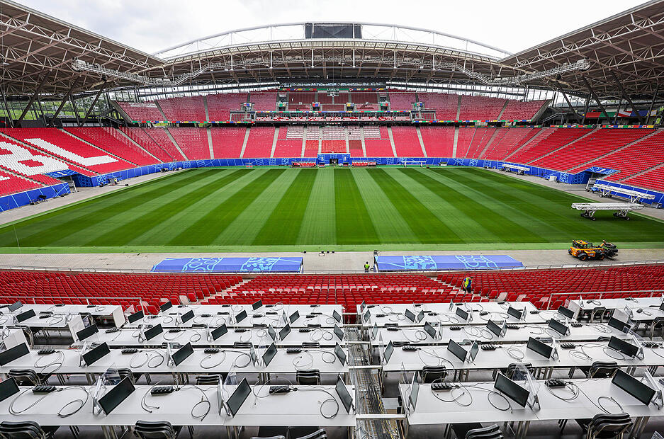 Spielort der EM 2024: Red Bull Arena in Leipzig