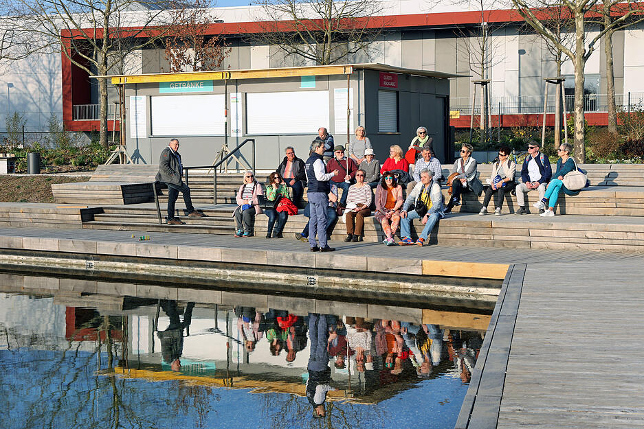 Leserführung über das Gartenschaugelände Eppingen