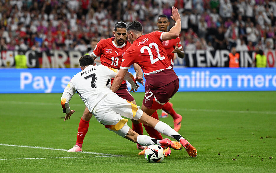 Kai Havertz hatte Chancen in der ersten Halbzeit, aber ohne Tor.
