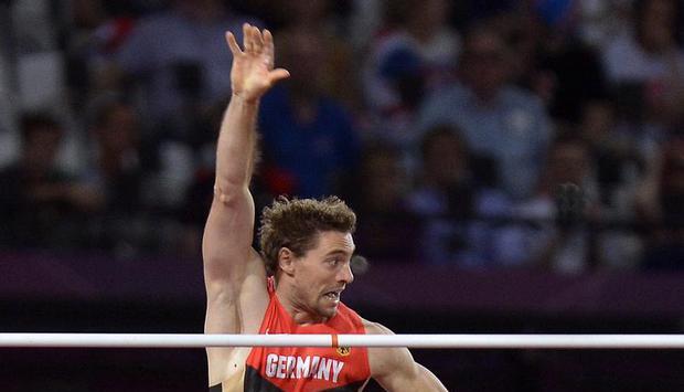 Am Ende eines gro&szlig;en Wettkampfes springt f&uuml;r Bj&ouml;rn Otto Silber heraus. Foto: Christophe Karaba