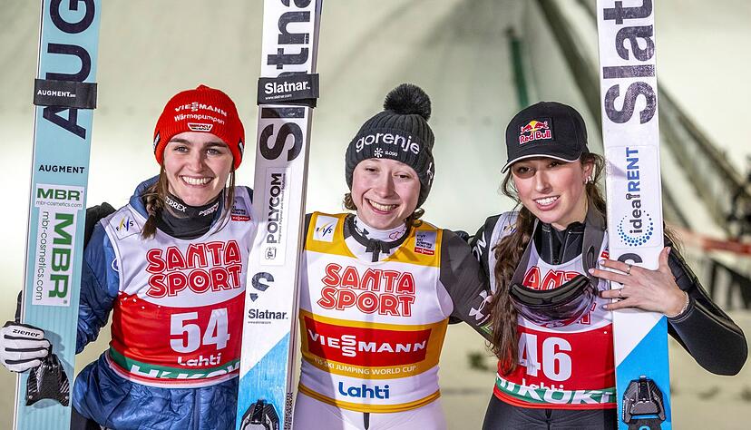 Selina Freitag und Nika Prevc &uuml;berragten in diesem Winter.