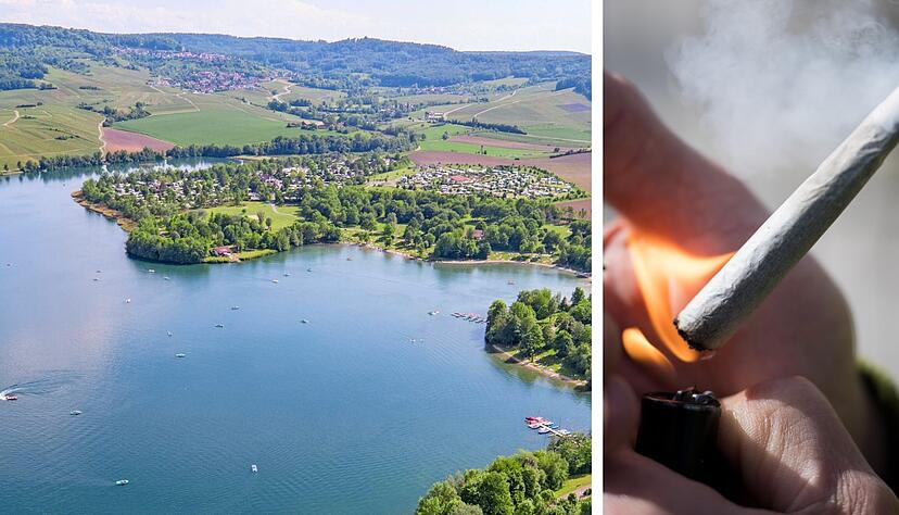 Am Breitenauer See kann Cannabis konsumiert werden – doch nicht überall. Am Breitenauer See kann Cannabis konsumiert werden – doch nicht überall.