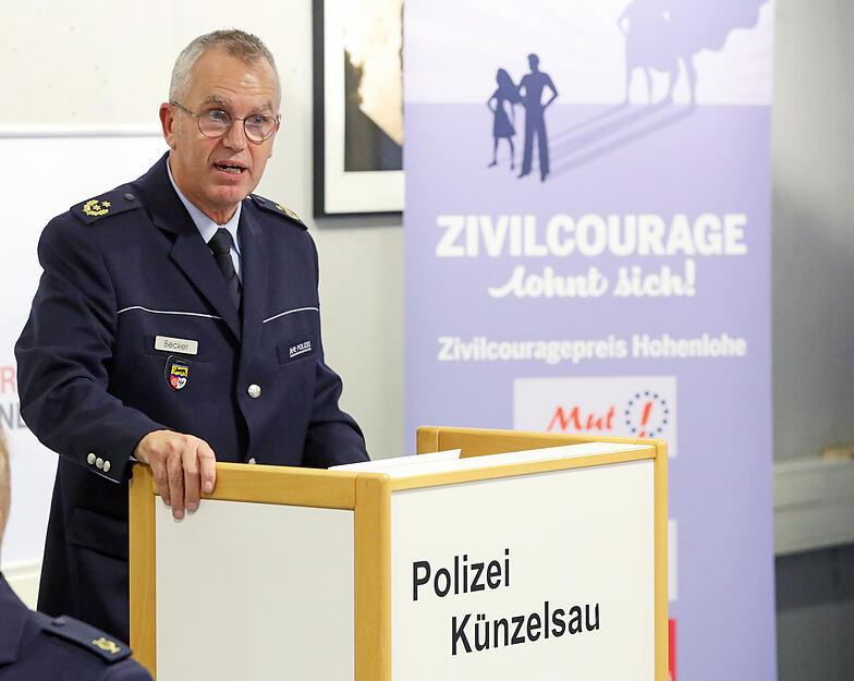 Zivilcouragepreis Hohenlohe 2019 Zivilcouragepreis Hohenlohe 2019