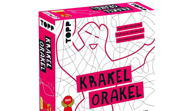 «Krakel Orakel» können bis zu 8 Spielende ab 10 Jahren spielen. Sie müssen keine Angst vorm Zeichnen haben. Linien zum Krakeln sind vorgegeben. «Krakel Orakel» können bis zu 8 Spielende ab 10 Jahren spielen. Sie müssen keine Angst vorm Zeichnen haben. Linien zum Krakeln sind vorgegeben.