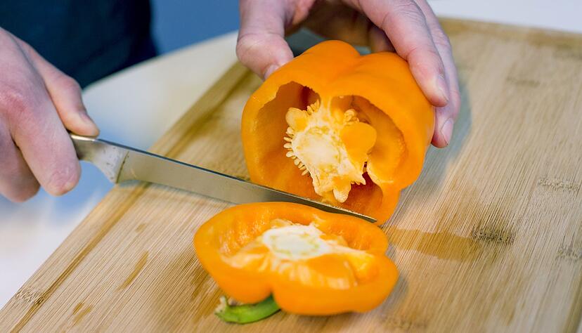 Guten Appetit! Paprikasamen enthalten Ballaststoffe, die die Verdauung f&ouml;rdern.