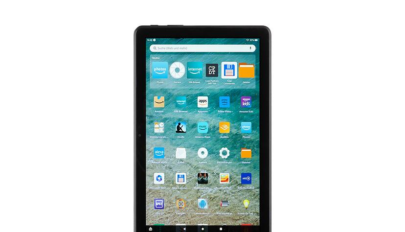 Das Fire HD 10 von Amazon gehört zu den günstigen und dennoch guten Tablets im Test. Das Fire HD 10 von Amazon gehört zu den günstigen und dennoch guten Tablets im Test.