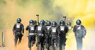 Bei einem Drittligaspiel der SG Dynamo Dresden ist es zu einem Einsatz der Polizei gekommen. Foto: dpa