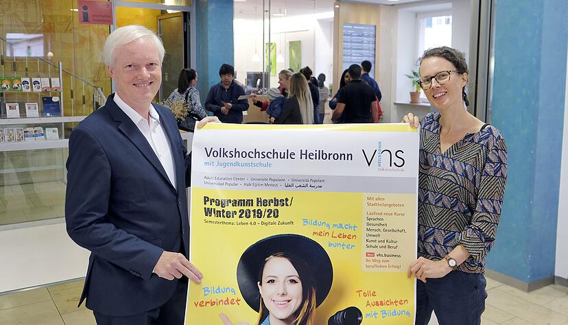 Die VHS Heilbronn stellt ihr neues Programm vor. Foto: Dennis Mugler Die VHS Heilbronn stellt ihr neues Programm vor. Foto: Dennis Mugler