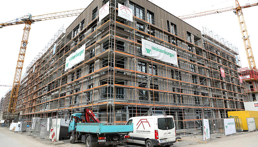 Buga-Richtfest Baufeld