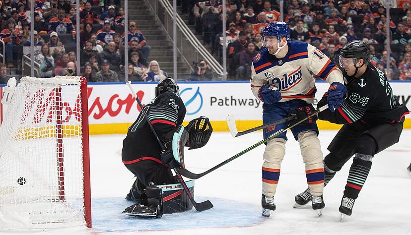 Nationalkeeper Grubauer war mit Seattle gegen Draisaitls Edmonton Oilers chancenlos