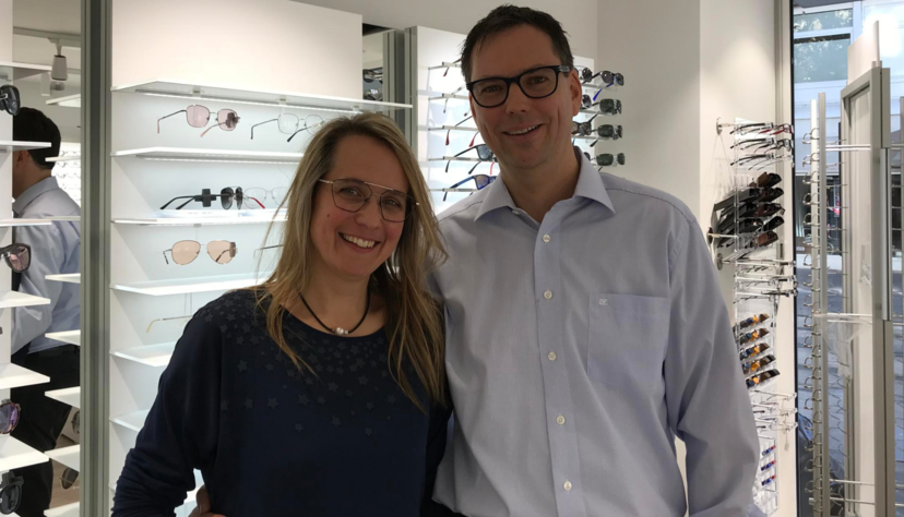 Die Optiker Simone und Harald Andreß eröffnen einen neuen Laden. Foto: Kistner