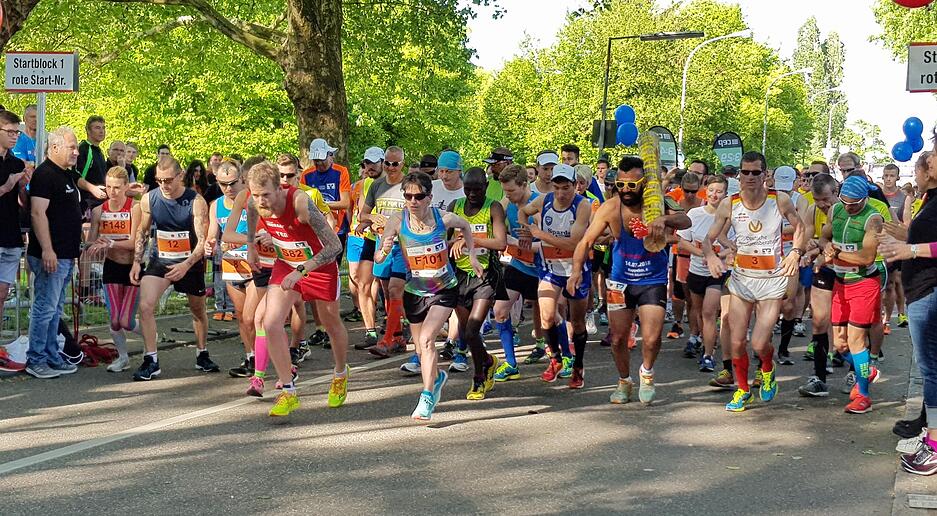 Start zum Trollinger Marathon 2018