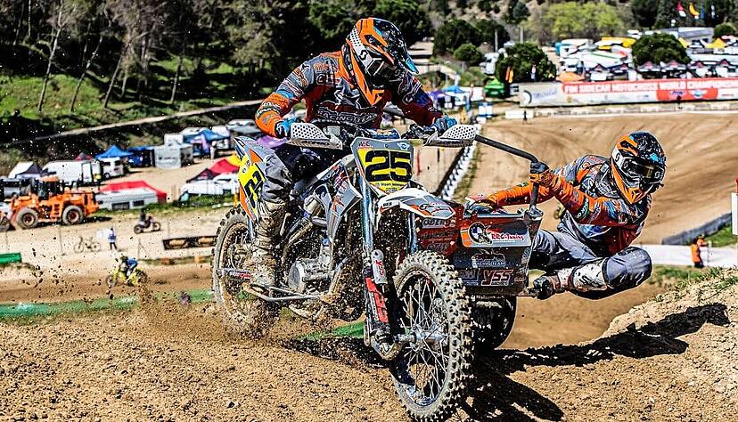Der Linksl&auml;ufer der Weinmann-Br&uuml;der hat in diesem Jahr dank eines neuen Motors noch mehr Leistung als hier im Vorjahr beim WM-Lauf in Spanien.