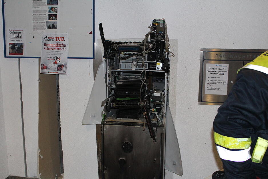 Gesprengter Bankautomat Stockheim | 16.12.